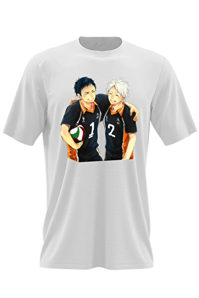 OEM Ανδρική μπλούζα Haikyuu Ομάδα βόλεϊ Kageyama Hinata Haikyu!!