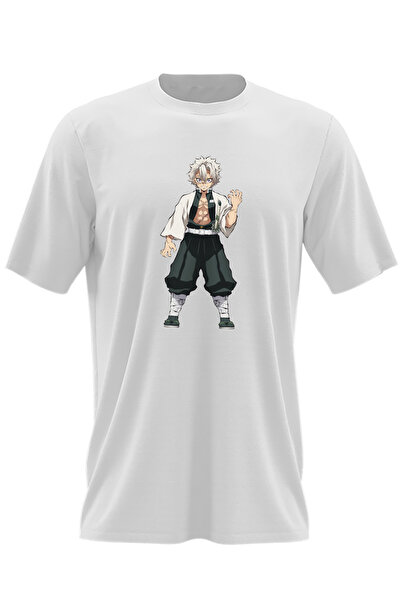 OEM Ανδρικό T-shirt Demon Slayer Sanemi Samurai Boy