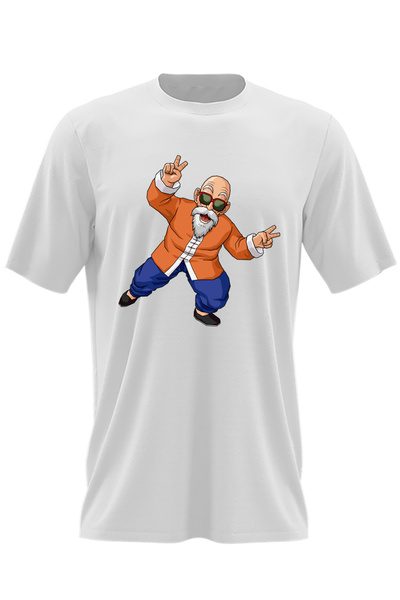 OEM Tricou barbati Dragonball Z Master Roshi Bunic Bunel Mos Anime