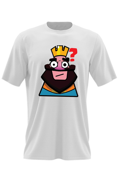 OEM Мъжка тениска What King Clash Royale