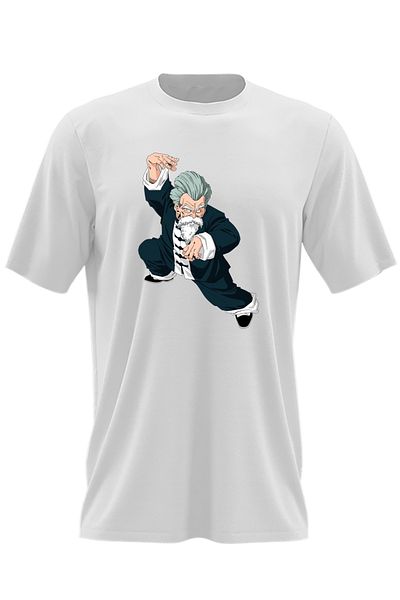 OEM Men's T-shirt Dragon Ball Z Sensei Roshi Zen Yin Yang Reiki