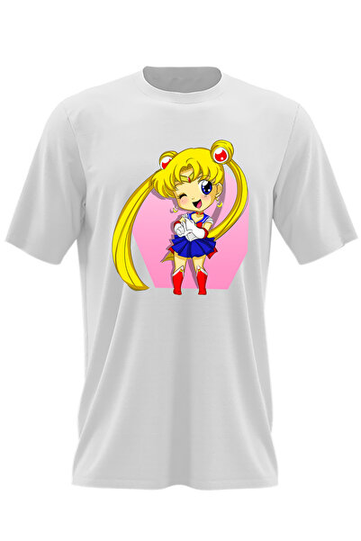 OEM Tricou barbati Sailor Moon Chibi Bebe Anime Manga