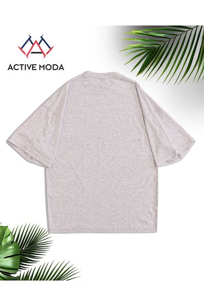 ACTIVE MODA -Men's Cotton Printed Eya Short Sleeve Tshirt Oversize Large Size
