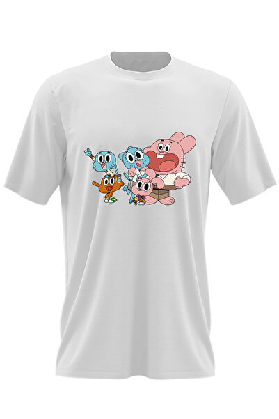OEM Мъжка тениска Светът на семейство Гъмбол - анимация
