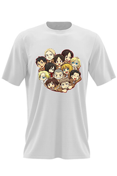 OEM Ανδρικό T-shirt Attack on Titan Team Gang Anime Manga