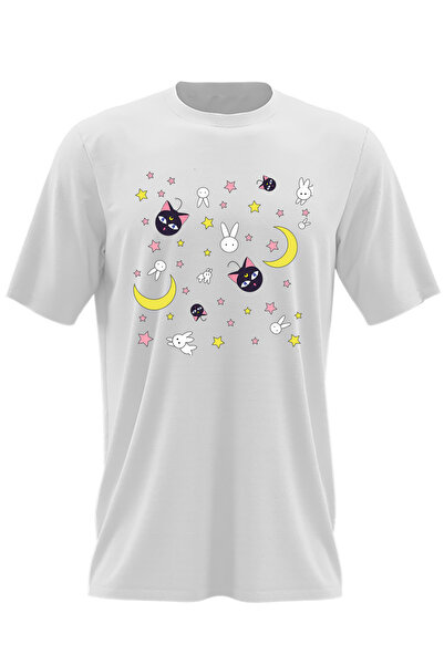 OEM Tricou barbati Sailor Moon Luna Iepuras Stele