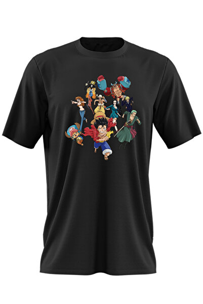 OEM Tricou barbati Ψάθινο Καπέλο Warriors Pirates Crew One Piece Luffy