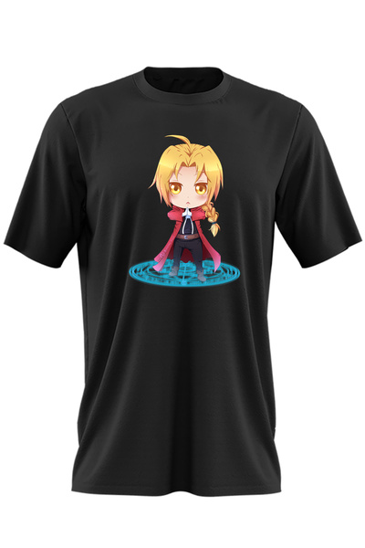 OEM Tricou barbati Edward Elric Fullmetal Alchemist Chibi Anime