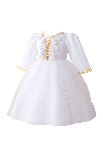 ddaniela D' Daniela - Celestial White Abaya Dress - White