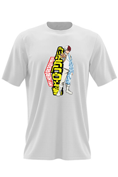 OEM Tricou barbati Manga Superhero Todoroki Hero Academia Anime