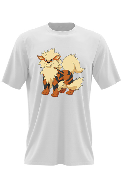 OEM Мъжка тениска Pokemon Arcanine Cat Tiger