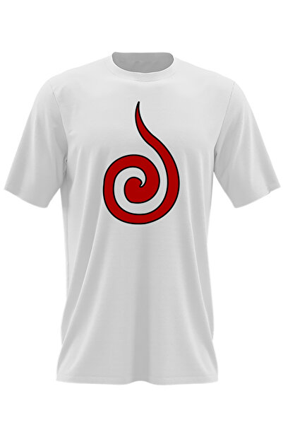 OEM Tricou barbati Naruto Uchiha Symbol Anime Logo
