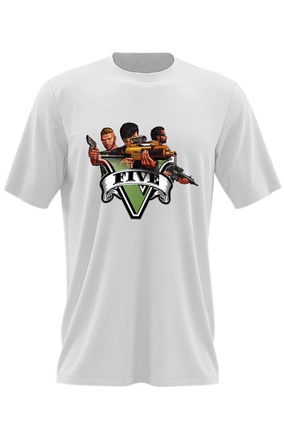 OEM Tricou barbati GTA5 Five Emblem