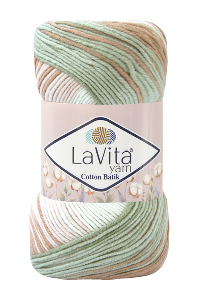 LaVita Yarn Cotton Batik El Örgü Ipi %60 Pamuk %40 Akrilik 100gr (CB13 BEGONYA)