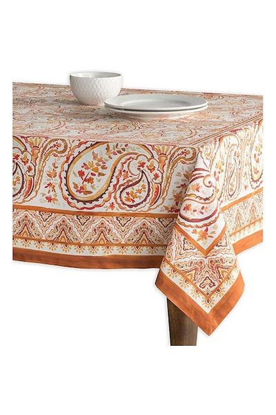 OEM Față de masă din bumbac cu imprimeu pentru bucătărie, masă, decorațiuni pentru petreceri, dreptunghiulară, 160X220