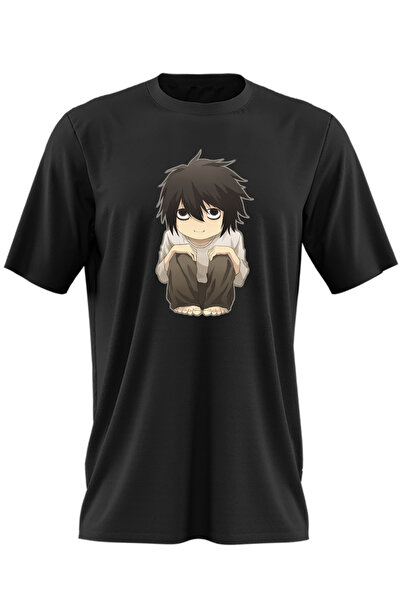 OEM Tricou barbati Death Note L Detectiv Insomniac Chibi Bebe