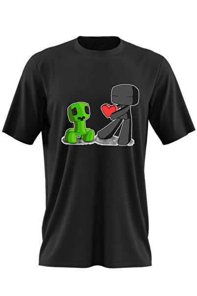 OEM Tricou barbati Baby Creeper Enderman Minecraft