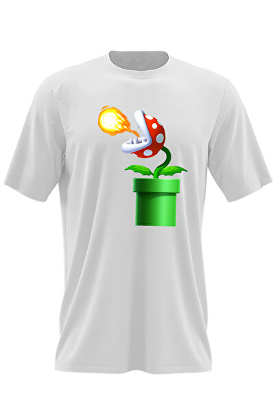 OEM Tricou barbati Super Mario Bros Planta Carnivora Wii