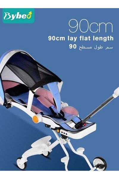 BYBEO Baby Lightweight Strollers for Toddlers Kids, 2-in-1 Infant Portable Travel Stroller