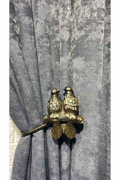 Helezoni Curtain Rail Curtain Accessory Polyester Casting Premium Lever Curtain Holder 1Pcs