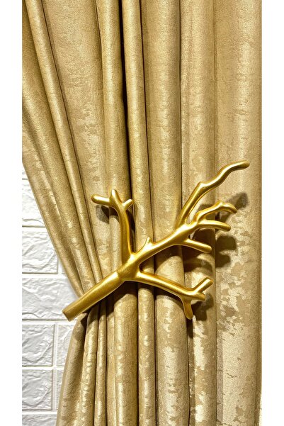 Helezoni Perde Demiri Perde Aksesuarı Polyester Döküm Premium Kolbağı Perde Tutucu 1 ADET