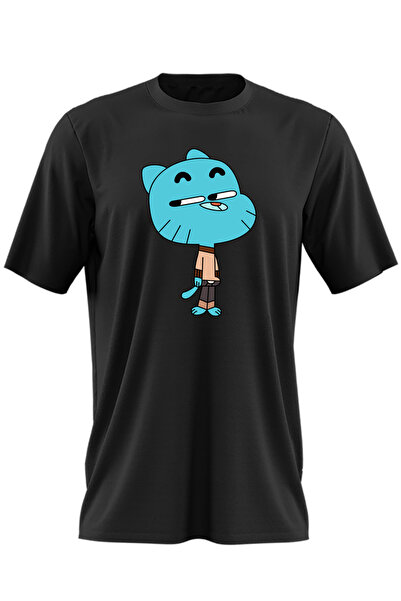 OEM Tricou barbati Gumball Pisic Motanel Desene Animate