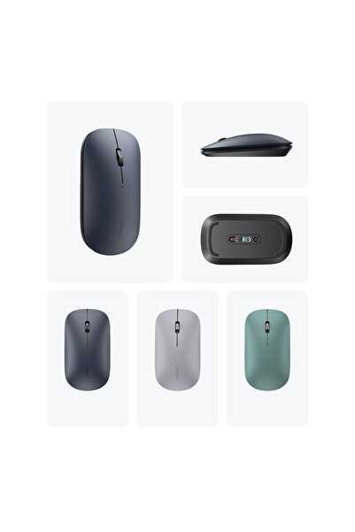 Ugreen Mouse wireless practic pentru computer cu USB, gri