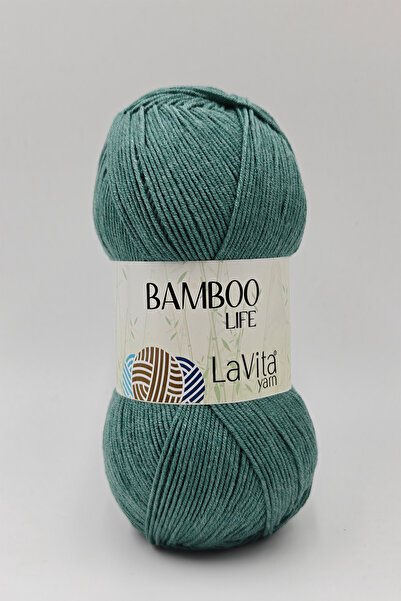 LaVita Yarn Bamboo Life El Örgü İpi %50 Bambu %50 Pamuk 100gr (8165 ARONA)