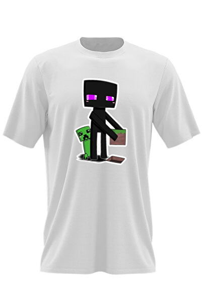 OEM Tricou barbati Enderman Creeper Builder Minecraft