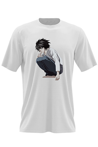 OEM Tricou barbati Death Note L Detective Sherlock Holmes Anime