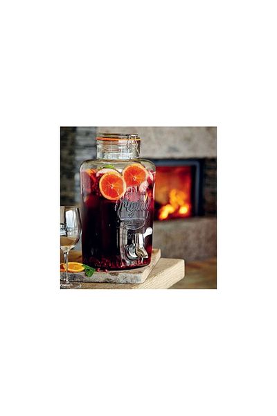 Excellent Houseware EH lemonade jar, glass, 20 x 35 cm, 8 liters