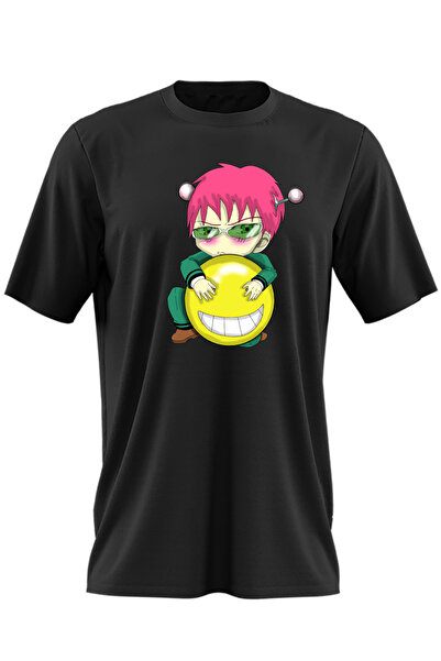 OEM Tricou barbati Saiki K Chibi Bebe Anime Manga