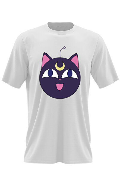 OEM Tricou barbati Sailor Moon Cat Luna Pisica Craciun