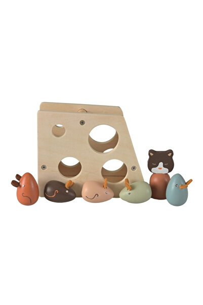 Egmont Toys Joc de stivuire cu brânză, pisică și șoarece