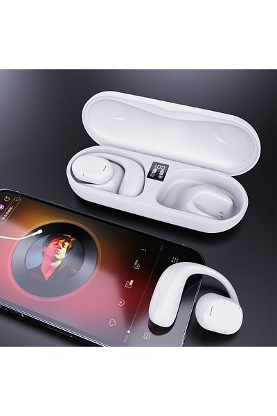DUDAO Słuchawki bezprzewodowe Bluetooth białe