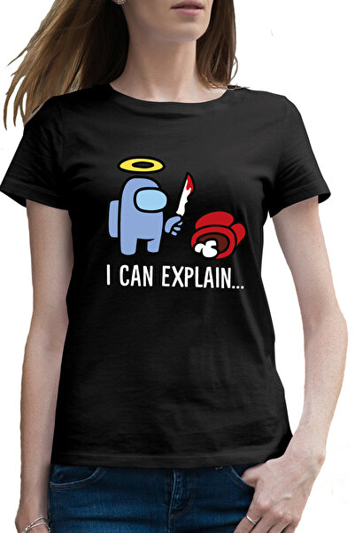 OEM Γυναικείο T-shirt I can explain Among Us