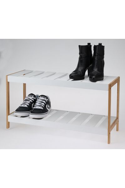 Koopman Shoe Rack made of Bamboo and MDF