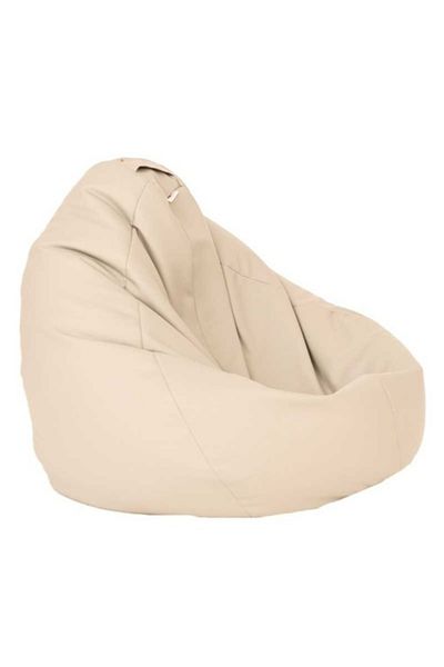 Pufrelax Fotoliu Nirvana Grande, Material Piele ecologica - Nude