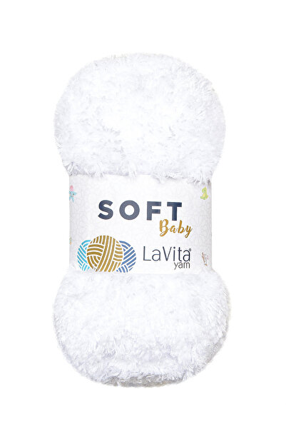 LaVita Yarn Fir moale pentru tricotat manual 100% poliester moale 100gr (1002...