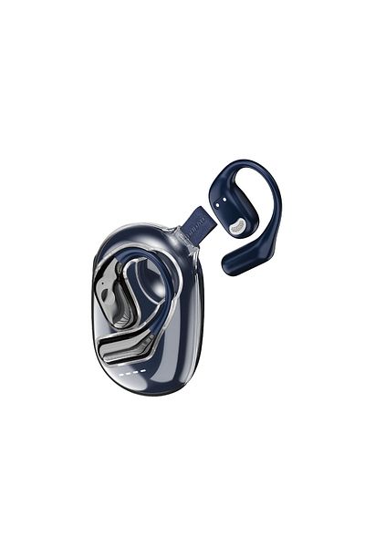 DUDAO Słuchawka biznesowa Bluetooth 5.3 OWS USB-C - granatowa