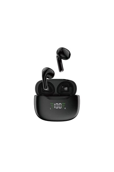 DUDAO Słuchawki bezprzewodowe Bluetooth 5.1 TWS U15N LED czarne