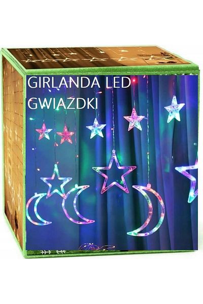 Azaris GHIRLANDĂ LED DE CRĂCIUN RGB LUNGĂ 400cm RGB PENTRU BALCON FEREASTRA