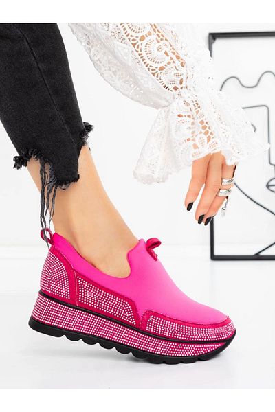 mei Women's Platform Sneakers 3AGZ122 Pink