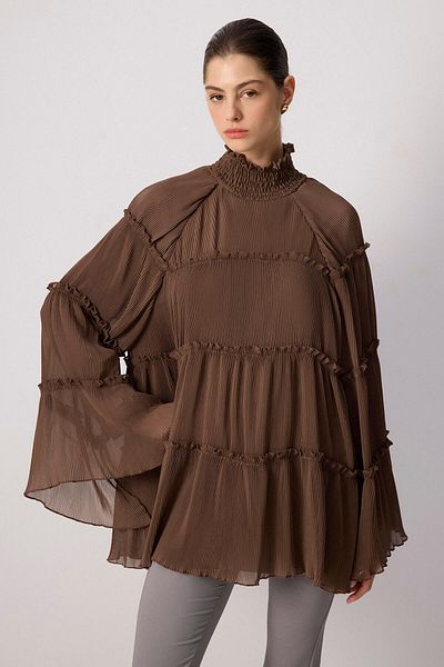 Touché Privé Pilified Chifon Tunic