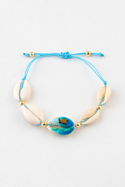 Sortie Aksesuar Sea Turtle Patterned Seashell Figured Length Adjustable Rope ...