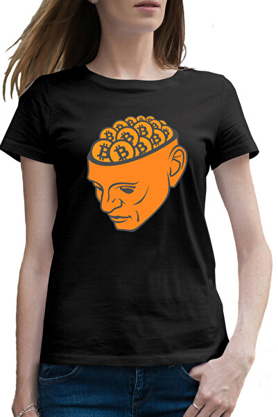 OEM Tricou femei Bitcoin in Head