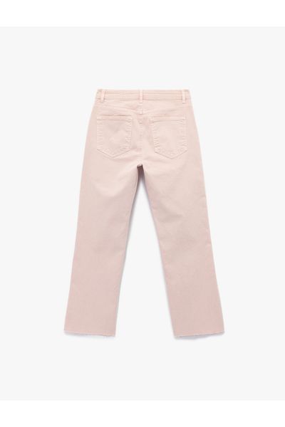 Koton Cut Leg Basic Denim Trousers