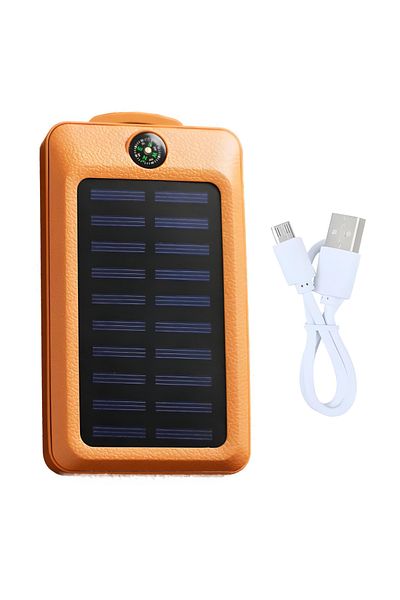 APF Power Bank APF® 16800 mAh, Compass, LED and USB Charging, Orange