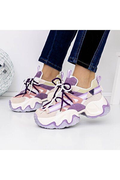 mei Дамски спортни обувки 3WL106 Лилави