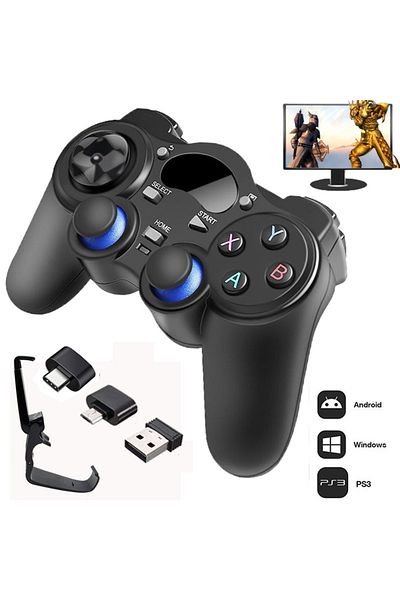 ENAR Bluetooth Game Controller With Micro USB OTG Converter - Wireless